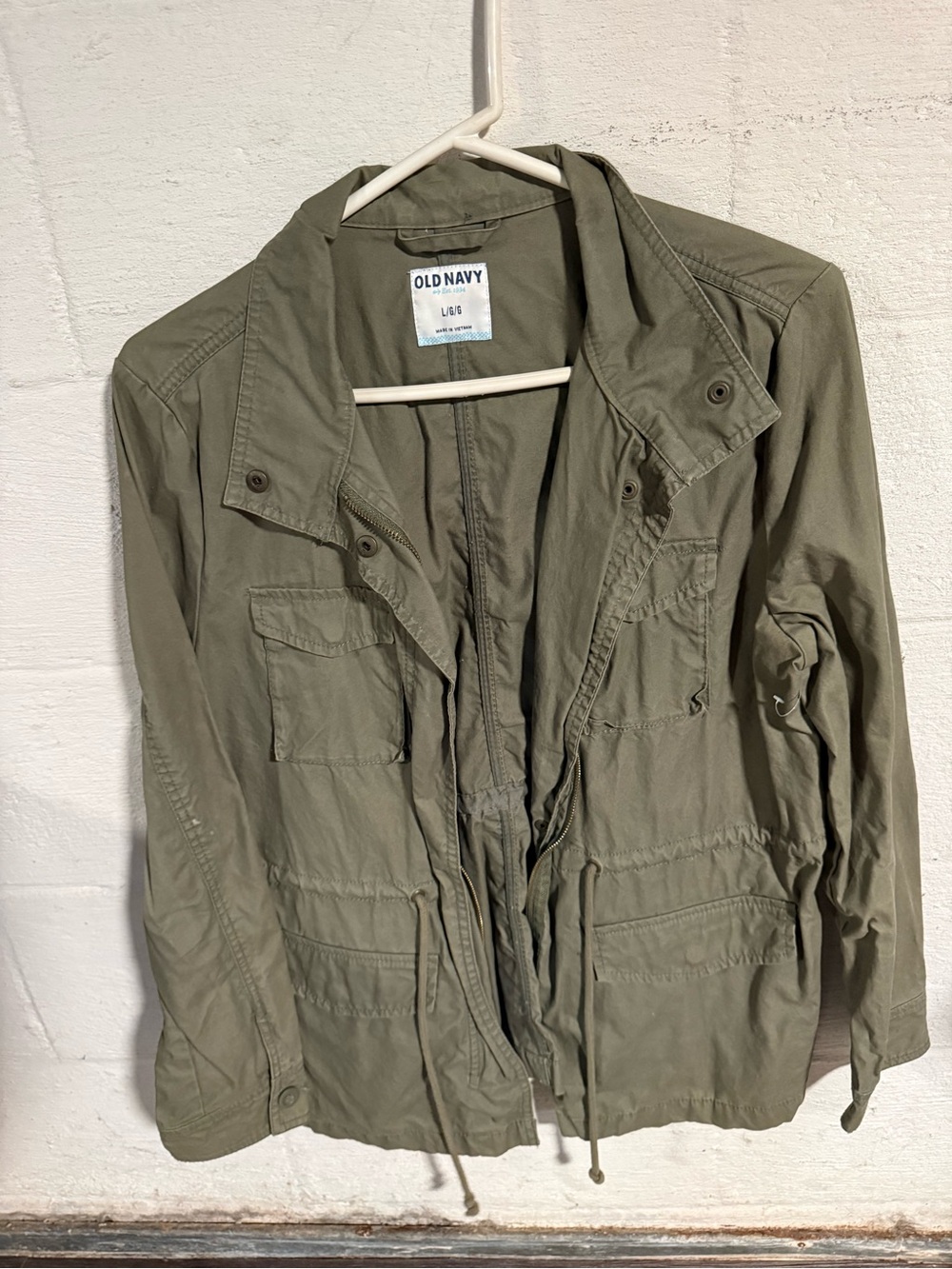 Old Navy Women's Olive Green Utility Jacket